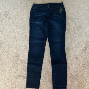 G by Giuliana skinny denim jeans, dark wash, size 10 NEVER WORN!